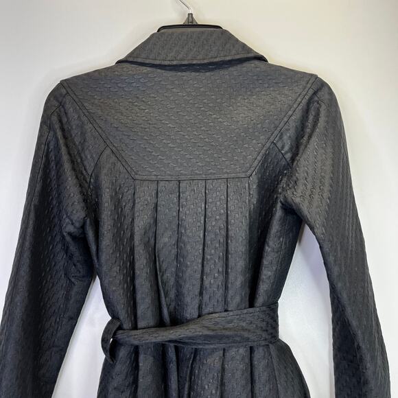 Etcetera Belted Rear Pleat Trench coat black - 0 - Picture 8 of 10